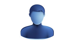 Universal Blue Web User Icon