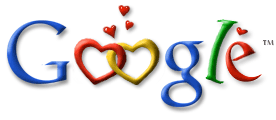 google valentines day logo 2003 