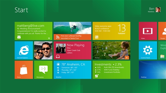 微软面向 MSDNAA 提供 Windows 8 开发者预览版