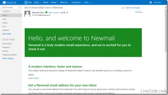 传微软 Hotmail 将更名为 Newmail