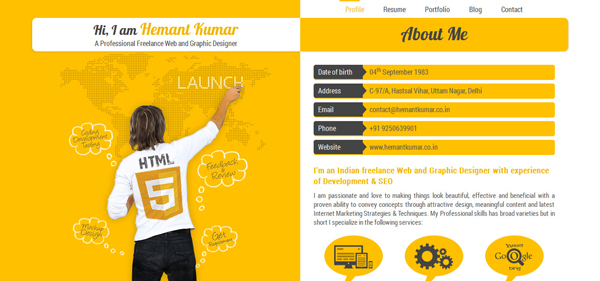 Outstanding Yellow Color Websites to Inspire You